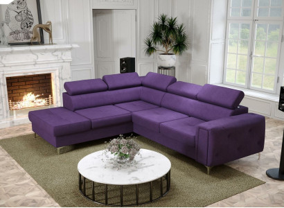 Design corner sofa L-shape couch upholstery luxury living room soft style couches new